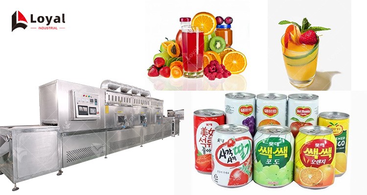Orange Juice Fruit Vinegar Vegetable Beverage Drinks Microwave Sterilizing Equipment