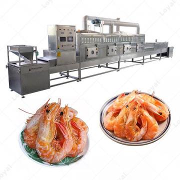 150Kw Fully Automatic Industrial Continuous Microwave Shrimp Drying Machine