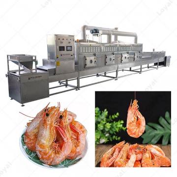 150Kw Fully Automatic Industrial Continuous Microwave Shrimp Drying Machine