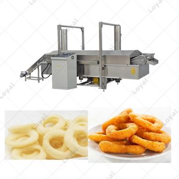 Commercial Automatic Onion Fryer Machine Fried Variety Onion Belt Fryer Machine