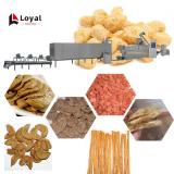 Textured Soy Protein Soya Nuggets Manufacturing Process Line Capacity 100 Tons